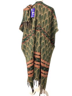 Festival Stall LTD Boho festival Clothing Festival Blanket Shawl Cape Wrap Poncho Throw Nepalese Yoga Hippy Boho ONE SIZE