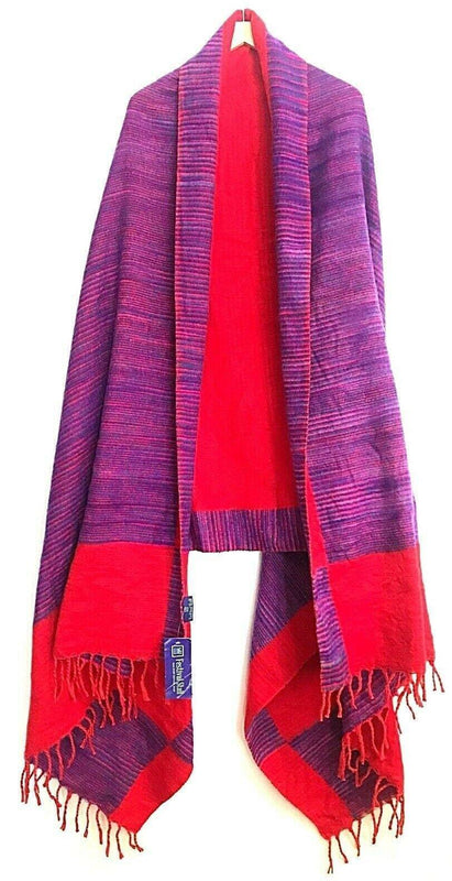 Festival Stall LTD Boho festival Clothing Shawl blanket poncho warm scarf wrap yoga meditation hippy boho pashmina fleece