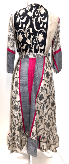 Festival Stall LTD Boho festival Clothing Long Wrap Dress pretty summer Boho hippy Festival maxi Sari - Silk UK 8 10 12 14