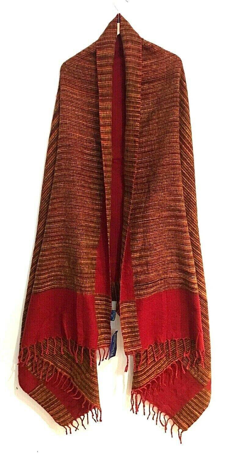 Festival Stall LTD Boho festival Clothing Shawl blanket poncho pashmina warm scarf wrap yoga meditation hippy boho fleece