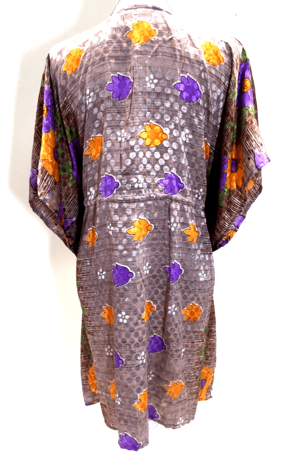 Festival Stall LTD Boho festival Clothing Tunic dress, Kaftan Top Cover up Boho hippy festival Sari Silk One Size 8 - 18