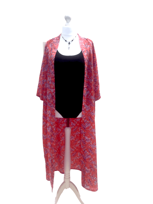 Festival Stall LTD Boho festival Clothing Boho Hippy Festival, Silk Beach Summer Cover Up Kimono robe dress UK 10 12 14 16