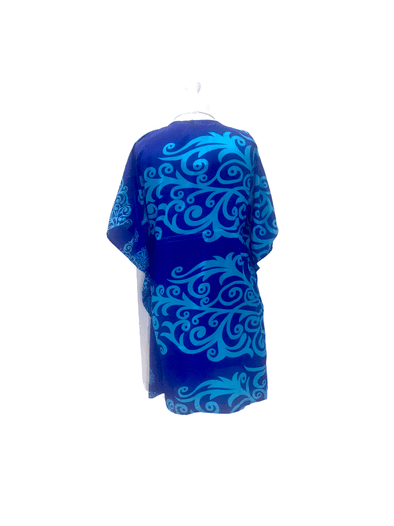 Festival Stall LTD Boho festival Clothing Boho hippy, festival Sari Silk Long Tunic, Kaftan Top Cover up dress UK 8 - 18