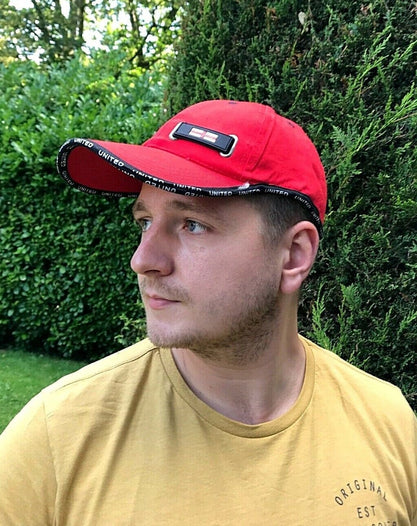 ENGLAND baseball cap hat black red summer sun beach sports one size