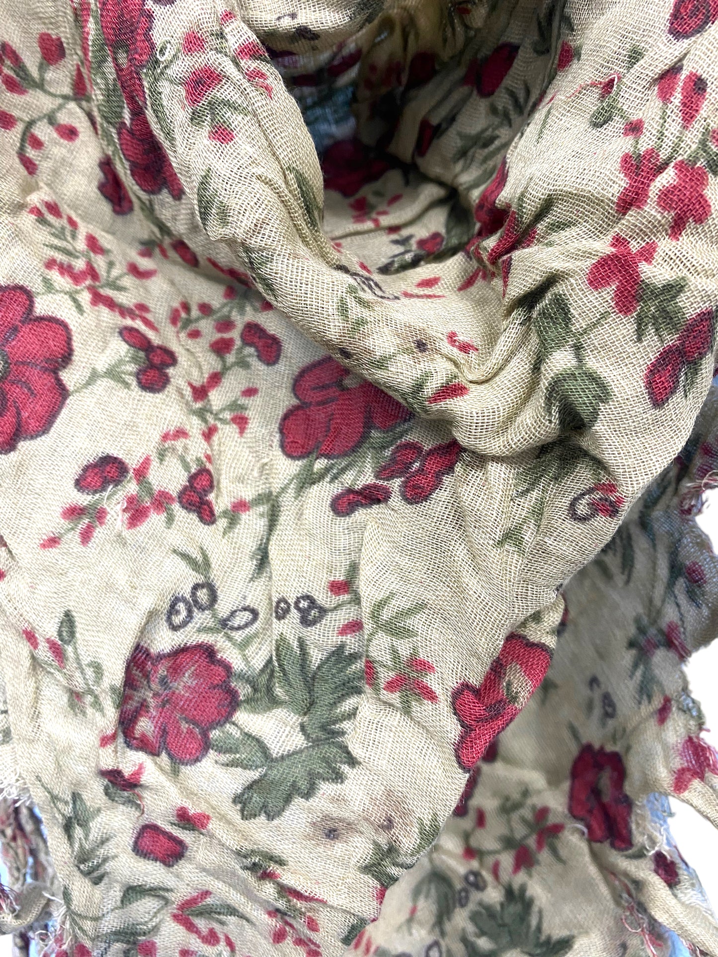 Pashmina scarf wrap Boho hippy pretty vintage ROSE PRINT warm soft shawl gift