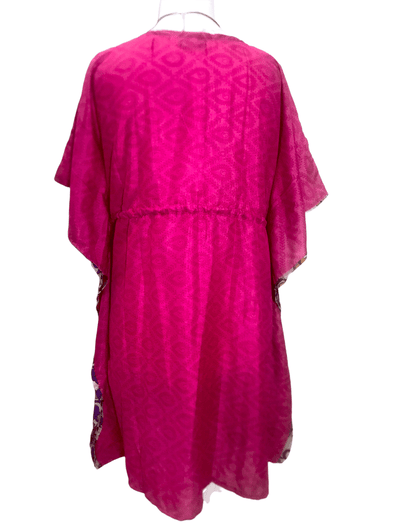 Festival Stall LTD Boho festival Clothing Tunic dress Kaftan Top Cover up Boho hippy festival Vintage Sari Silk Retro 8 - 18