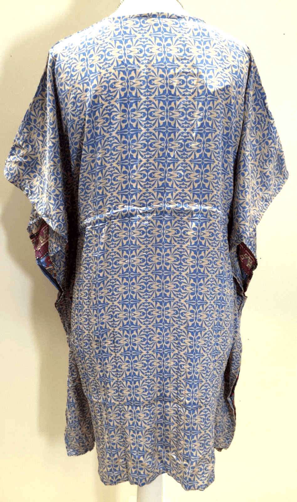 Festival Stall LTD Boho festival Clothing Tunic, Kaftan Top Cover up dress Boho Hippy, festival long Sari Silk UK 8 - 18