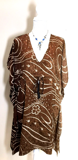 Festival Tunic DRESS Top Blouse Kaftan Boho hippy Sari Silk Cover up UK 8 - 18