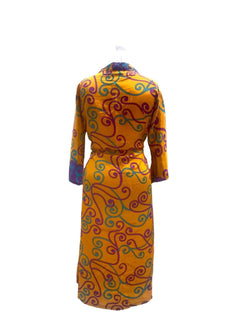 Festival Stall LTD Boho festival Clothing Boho hippy festival, silk beach summer cover up kimono robe dress uk 10 12 14 16