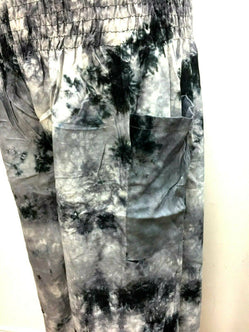 Festival Stall LTD Boho festival Clothing Harem Hippie Pants Tie Dye Grey Yoga Festival Loose Boho Festival Gypsy Aladdin